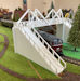 Download the .stl file and 3D Print your own Pedestrian Bridge HO scale model for your model train set.
